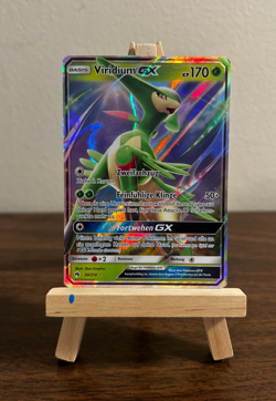 Virizion GX (German!) 34/214 SM-Lost Thunder 2018 Holo Ultra Rare LP Pokemon TCG - Image 1