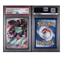 ENGLISH POKEMON MEGA EVOLUTION #133 BULBASAUR ILLUSTRATION RARE PSA 9 - Image 3