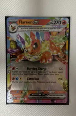 Pokemon Flareon ex 014/131 Sv: Prismatic Evolutions Holo - Image 1