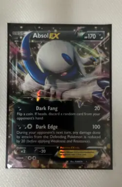 Pokemon Absol EX XY62 XY Holo - Image 1