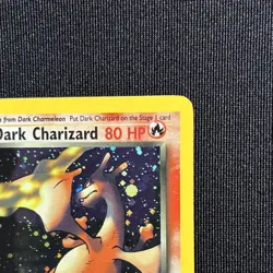 Pokemon TCG Dark Charizard 4/82 Team Rocket Holo Rare English 80 HP - Image 3