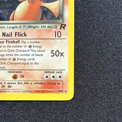 Pokemon TCG Dark Charizard 4/82 Team Rocket Holo Rare English 80 HP - Image 4