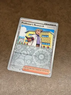 Professor's Research 122/131 - Reverse Holo - Prismatic Evolutions - Pokemon TCG - Image 1
