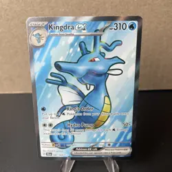 Kingdra ex 80/64 Shrouded Fable Full Art Holo Rare Pokemon TCG NM - Image 1