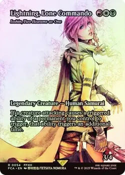 Magic MTG FF Lightning Lone Commando Isshin Two Heavens as One FOIL NEAR MINT NM - Image 1