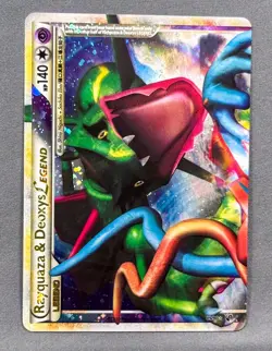 NM Rayquaza & Deoxys LEGEND 89/90 HGSS Undaunted Pokemon 2010 Top - Image 1