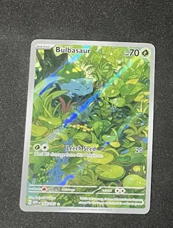 Bulbasaur 166/165 IR | 2023 Pokemon 151 Scarlet & Violet NM - Image 1