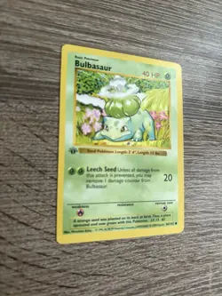 pokemon base set shadowless 1st edition Bulbasaur 44/102 - Image 2