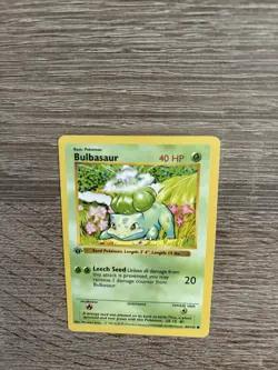 pokemon base set shadowless 1st edition Bulbasaur 44/102 - Image 5