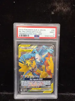 Mltrs/Zpds/Artcn.Gx #66 2019 Pokemon Sun & Moon Hidden Fates PSA 9 - Image 1