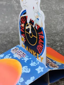 Mankey - Vintage 1997 Pokemon Slide Up Carddass - Bandai - Image 3