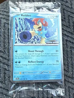 Pokemon TCG Keldeo Chaos Rising 019/086 Stamped PROMO - Image 1