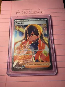 Pokemon TCG Twilight Masquerade Special Illustration Carmine 217/167 - Image 1