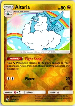 Altaria 40 Holo R Dragon Majesty Pokemon NM/M - Image 1