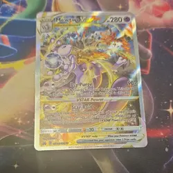 Mewtwo VSTAR GG44/GG70 Crown Zenith Galarian Gallery Full Art Holo UR Eng - Image 1