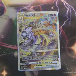 Mewtwo VSTAR GG44/GG70 Crown Zenith Galarian Gallery Full Art Holo UR Eng - Image 4