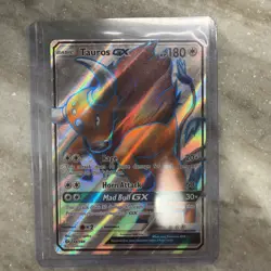 2017 Pokemon Sun & Moon Tauros GX 144/149 Full Art Ultra Rare - Image 1