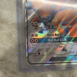 2017 Pokemon Sun & Moon Tauros GX 144/149 Full Art Ultra Rare - Image 5