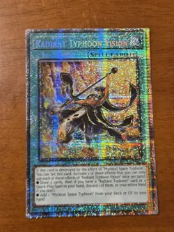 Radiant Typhoon Vision RA05-EN075 Starlight Rare Yugioh Rarity Collection 5 Mint - Image 1