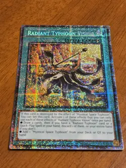 Radiant Typhoon Vision RA05-EN075 Starlight Rare Yugioh Rarity Collection 5 Mint - Image 2