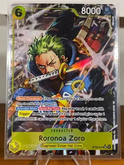One Piece TCG - Roronoa Zoro ST29-014 Full Art Promo - Image 1