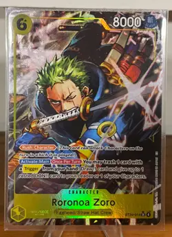 One Piece TCG - Roronoa Zoro ST29-014 Full Art Promo - Image 2