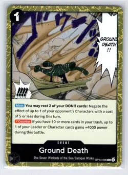 The Azure Sea's Seven #OP14-096 Ground Death - Image 1