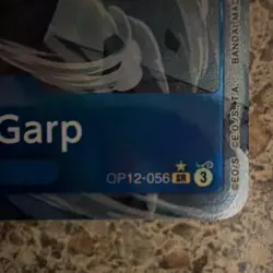 Bandai One Piece Monkey.D.Garp OP12-056 SR Alt Art Foil English - Image 2