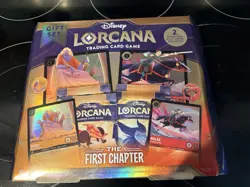 Lorcana DISNEY FIRST CHAPTER GIFT SET NEW SEALED. 5 Promos, Boosters, Etc. Rare - Image 1