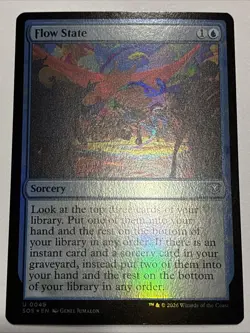 Flow State Secrets of Strixhaven Foil Free Shipping Nice Magic Card - Image 1