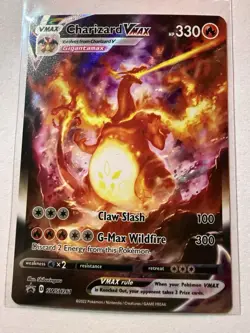 Pokemon Three Charizard Promo Holo Cards - Near Mint Swsh260, SM60, Swsh261 - Image 1