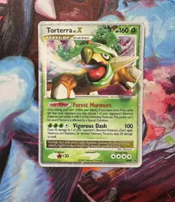 Pokemon TCG Torterra LV.X Holo Rare Card Diamond & Pearl And Torterra 17/130 MP - Image 1