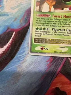 Pokemon TCG Torterra LV.X Holo Rare Card Diamond & Pearl And Torterra 17/130 MP - Image 4