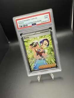 Pokemon TCG Trainer Perrin Special Illustration Card PSA 9 - Image 1