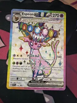 Espeon Ex 175 & Umbreon Ex 176 Pokemon Cards Black Star Promo Prismatic - Image 3