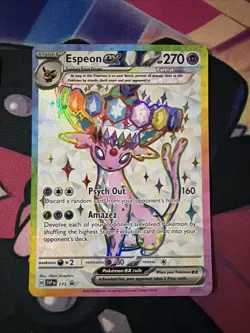 Espeon Ex 175 & Umbreon Ex 176 Pokemon Cards Black Star Promo Prismatic - Image 3