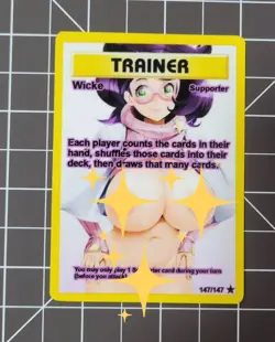 Custom Fanmade Wicke V1 Pokemon Card - Image 1