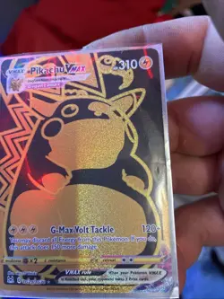 Pokemon Pikachu TCG Lost Origin VMAX Gold Holo Card TG29/TG30 2022 Secret Rare - Image 1