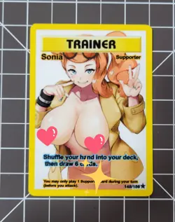 Custom Fanmade Sonia V2 Pokemon Card - Image 1