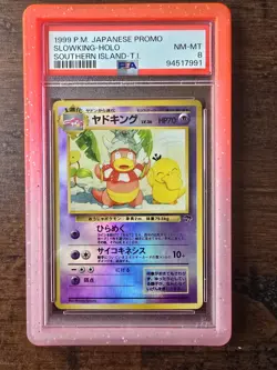 Pokemon PSA 8 NM-MINT 1999 Slowking Japanese Southern Islands Promo Holo Card JP - Image 1