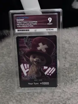 One Piece TCG Live Action Chopper DON!! Card Promo English 2026 ACE 9 MINT - Image 1