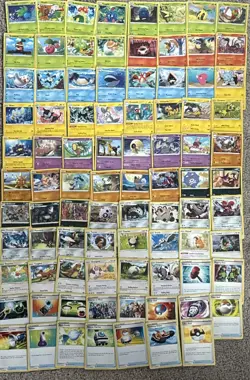 Pokemon Crown Zenith Lot 87 card Pre Sleeved Partial Master Set - NM – SWSH Base - Image 1