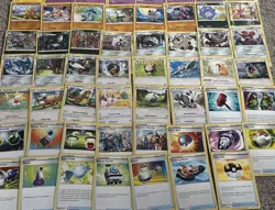 Pokemon Crown Zenith Lot 87 card Pre Sleeved Partial Master Set - NM – SWSH Base - Image 3