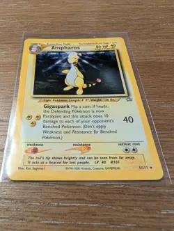 Ampharos 1/111 Holo Rare Neo Revelation Pokemon Card WOTC - Image 2