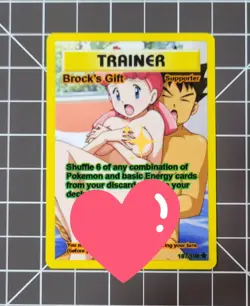 Custom Fanmade Brock Pokemon Card - Image 1