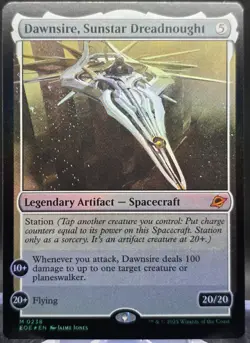 Dawnsire, Sunstar Dreadnought #238 Edge of Eternities Foil Mythic - Image 1