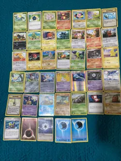 Vintage Pokemon Card Lot 30+ Cards - Platinum Stamped Meowth, Reverse Holos, Del - Image 1
