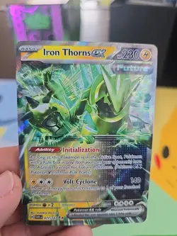 Pokemon TCG Iron Thorns EX Holo Double Rare Card 77/167 Twilight Masquerade - Image 3