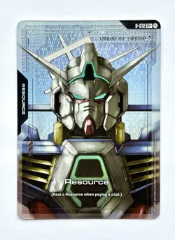 Gundam TCG Card Game Dual Impact Resource Foil Card C+ R-012 - Image 1