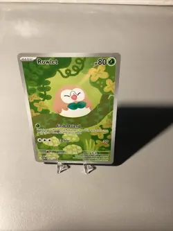 Pokemon Rowlet Illustration Rare ME03: Perfect Order 090/088 Card is NM - Image 1